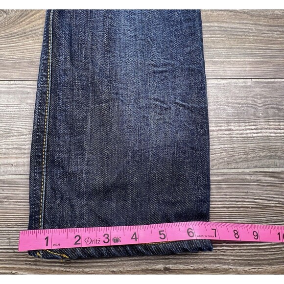 Nudie Jeans Grim Tim Jeans Mens 31x32 Fits 29/30 Selvage Button Fly Organic - Picture 10 of 16
